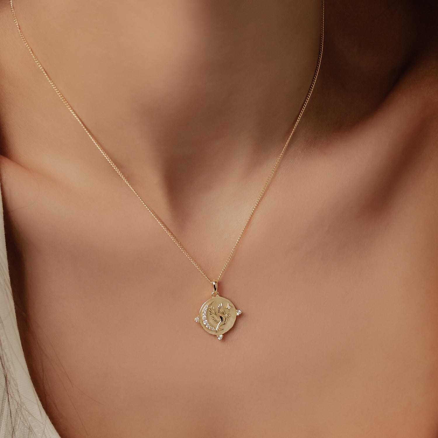 Collier Pendentif "Fearless" Sterling Argent